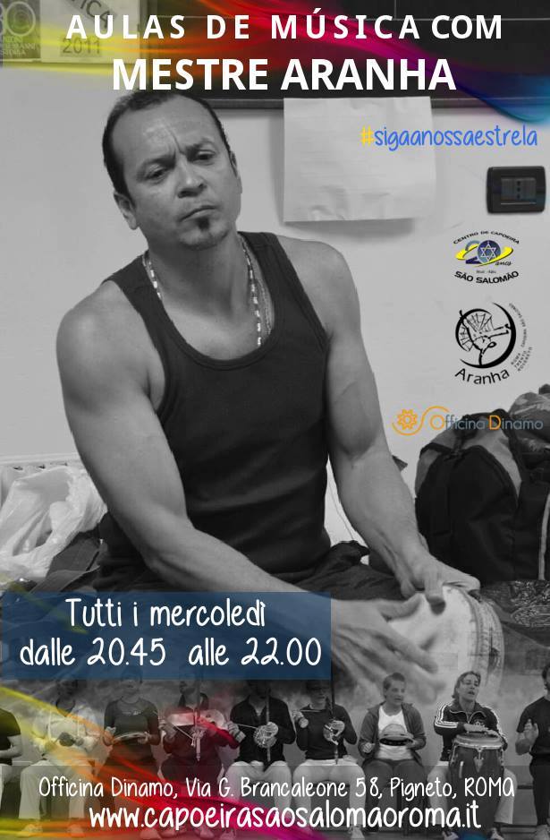 capoeira a Roma con Aranha